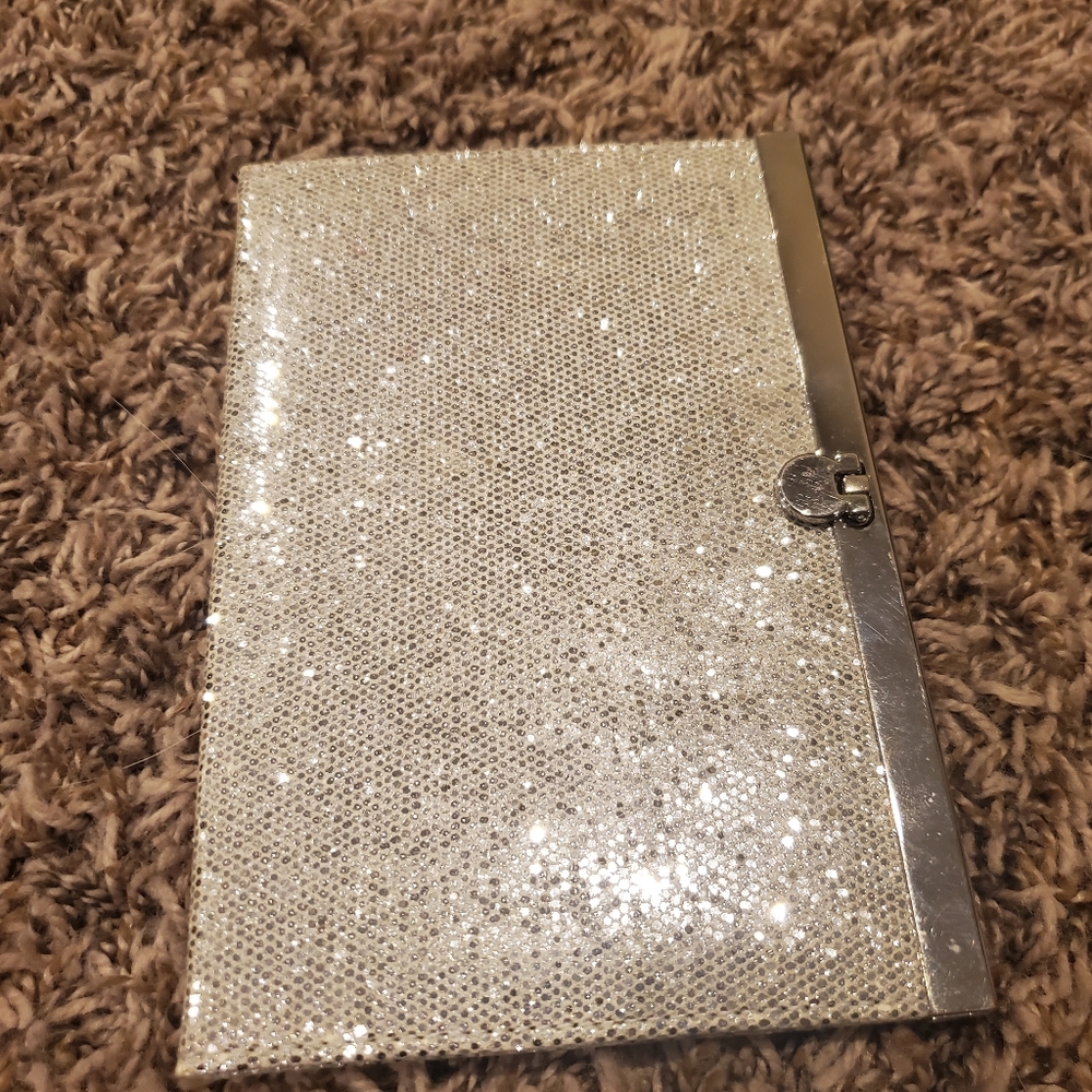 Silver Glitter Picture Wallet